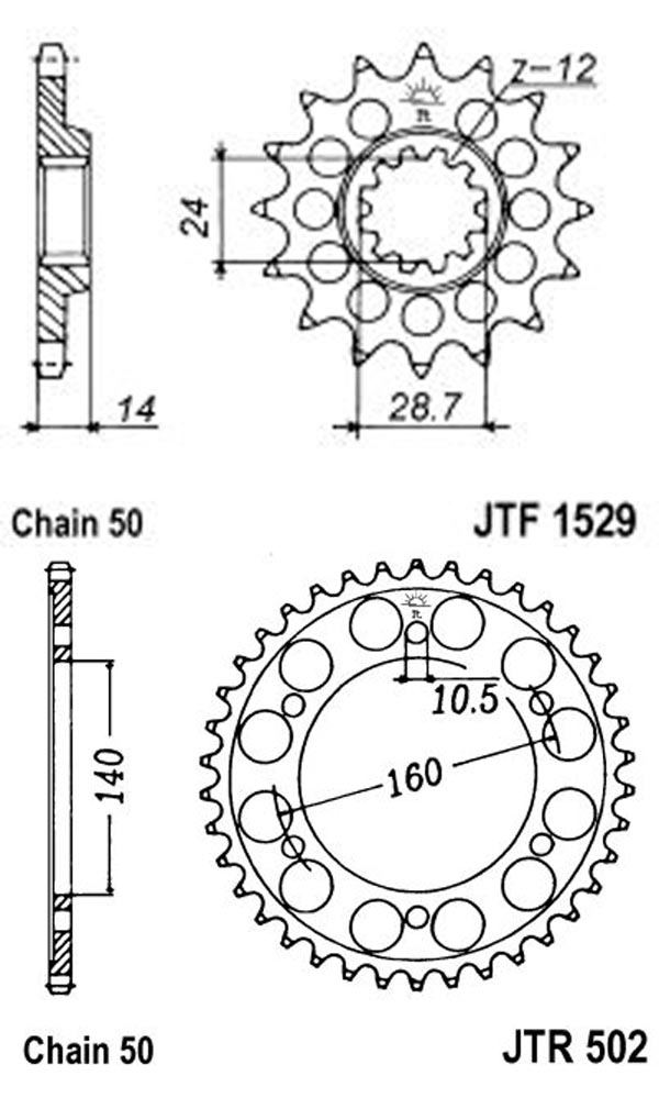 Звезда передняя DCF 1529.17 GPZ1100 ZX 95 - Звезды SIAM - цепи и звезды - Мотозапчасти - Интернет-магазин мотоэкипировки и мотозапчастей MотоГанза