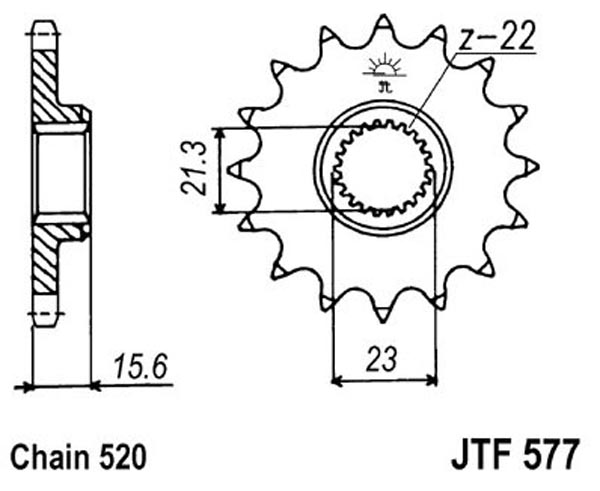 Звезда передняя DCF 577.14 (XJR400) - Звезды SIAM - цепи и звезды - Мотозапчасти - Интернет-магазин мотоэкипировки и мотозапчастей MотоГанза