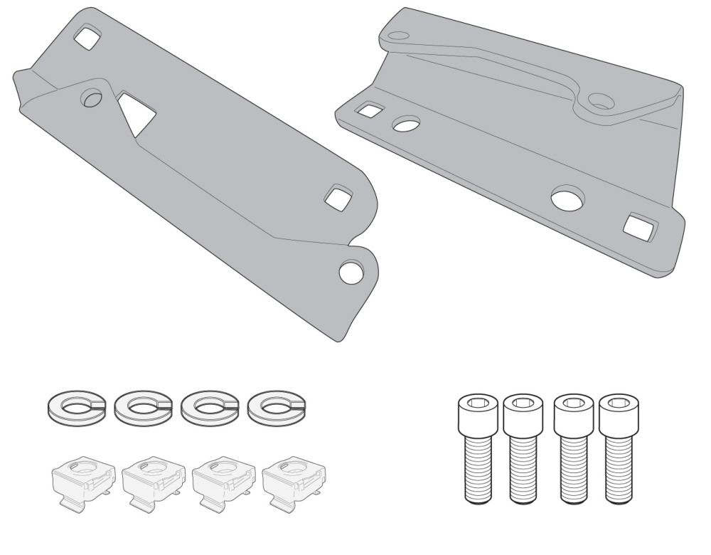 GIVI Комплект болтов RP5129KIT - GIVI Защитные аксессуары  - Дуги и защита - Аксессуары - Интернет-магазин мотоэкипировки и мотозапчастей MотоГанза