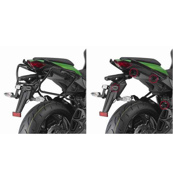 GIVI Крепеж боковых кофров Kawasaki Z1000SX (11-18) - GIVI кофры и сумки - кофры и сумки - Аксессуары - Интернет-магазин мотоэкипировки и мотозапчастей MотоГанза