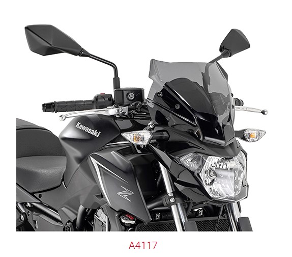 GIVI Стекло ветровое Kawasaki Z650 (17-18) - Лобовые стекла GIVI  - лобовые стекла - Аксессуары - Интернет-магазин мотоэкипировки и мотозапчастей MотоГанза