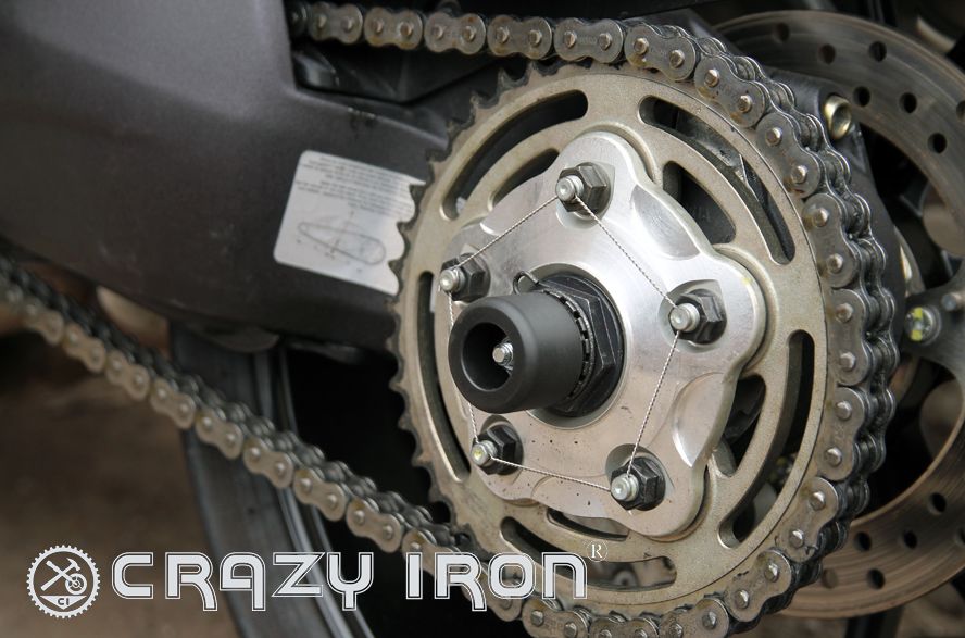 Слайдеры Ducati в ось заднего колеса - CRAZY IRON - Дуги и защита - Аксессуары - Интернет-магазин мотоэкипировки и мотозапчастей MотоГанза