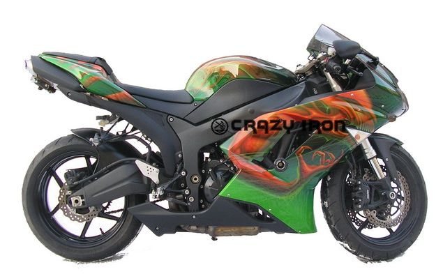 Слайдеры Kawasaki ZX6R `07-`08 - CRAZY IRON - Дуги и защита - Аксессуары - Интернет-магазин мотоэкипировки и мотозапчастей MотоГанза