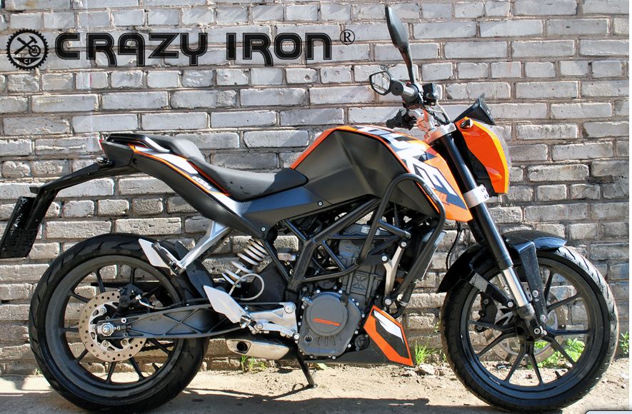 Дуги KTM Duke 125/200 - CRAZY IRON - Дуги и защита - Аксессуары - Интернет-магазин мотоэкипировки и мотозапчастей MотоГанза