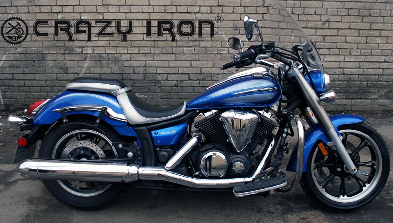 Дуги из нержавеющей стали для YAMAHA XVS950A Midnignt Star // V STAR 950 - CRAZY IRON - Дуги и защита - Аксессуары - Интернет-магазин мотоэкипировки и мотозапчастей MотоГанза