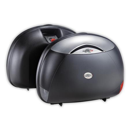 KAPPA Monokey Кофры боковые 40л черные K40N - KAPPA Кофры и площадки - кофры и сумки - Аксессуары - Интернет-магазин мотоэкипировки и мотозапчастей MотоГанза