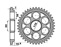 PBR Звезда задняя 4522 38 LD DUCATI 1098cc Z38 - Звезды PBR - цепи и звезды - Мотозапчасти - Интернет-магазин мотоэкипировки и мотозапчастей MотоГанза