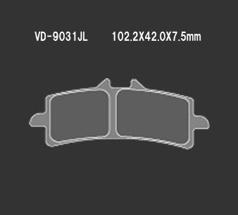 Тормозные колодки VESRAH VD 9031JL - VESRAH дисковые - тормозные колодки - Мотозапчасти - Интернет-магазин мотоэкипировки и мотозапчастей MотоГанза