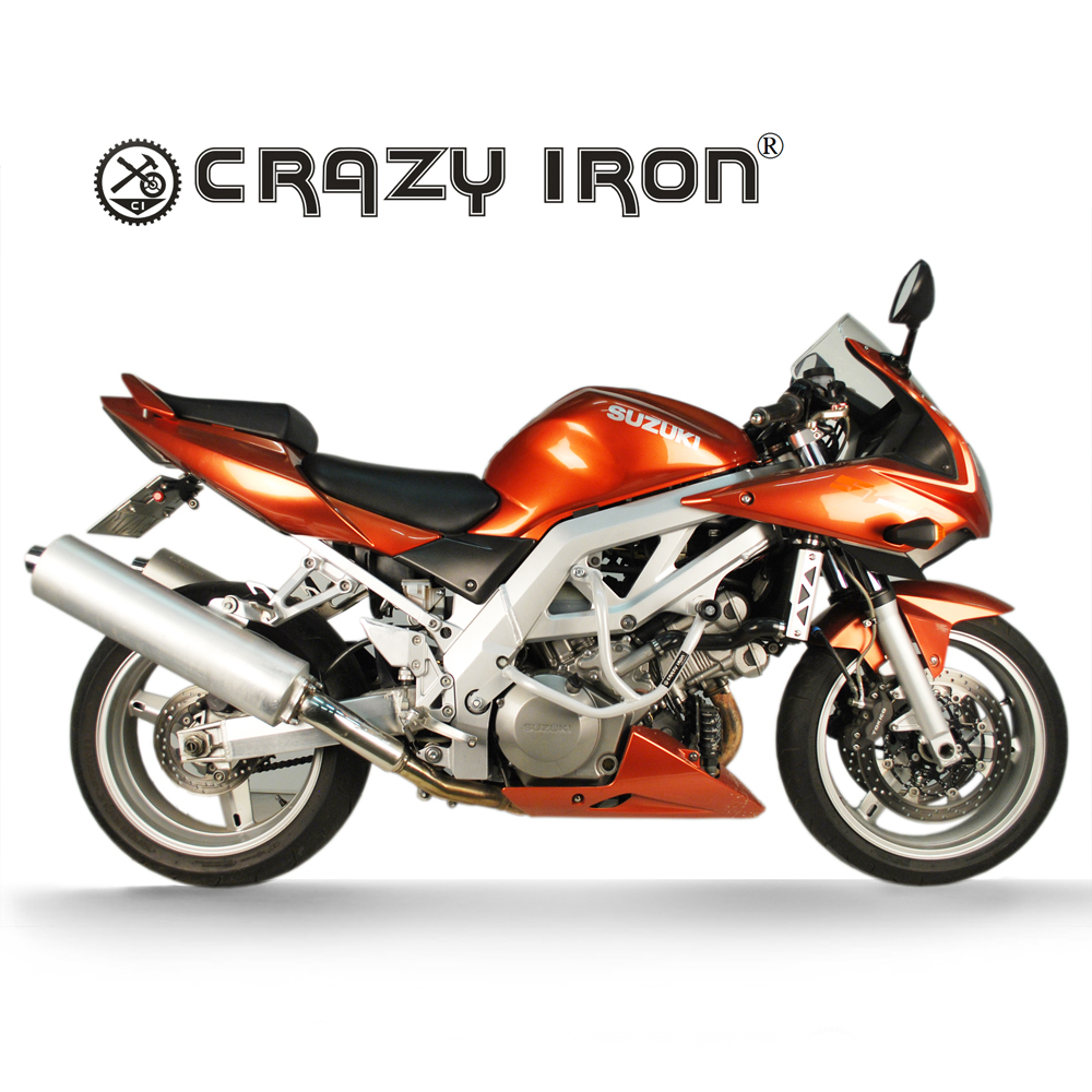 Crazy Iron Дуги Suzuki SV1000 от `03- г.в. + Слайдеры на дуги - CRAZY IRON - Дуги и защита - Аксессуары - Интернет-магазин мотоэкипировки и мотозапчастей MотоГанза