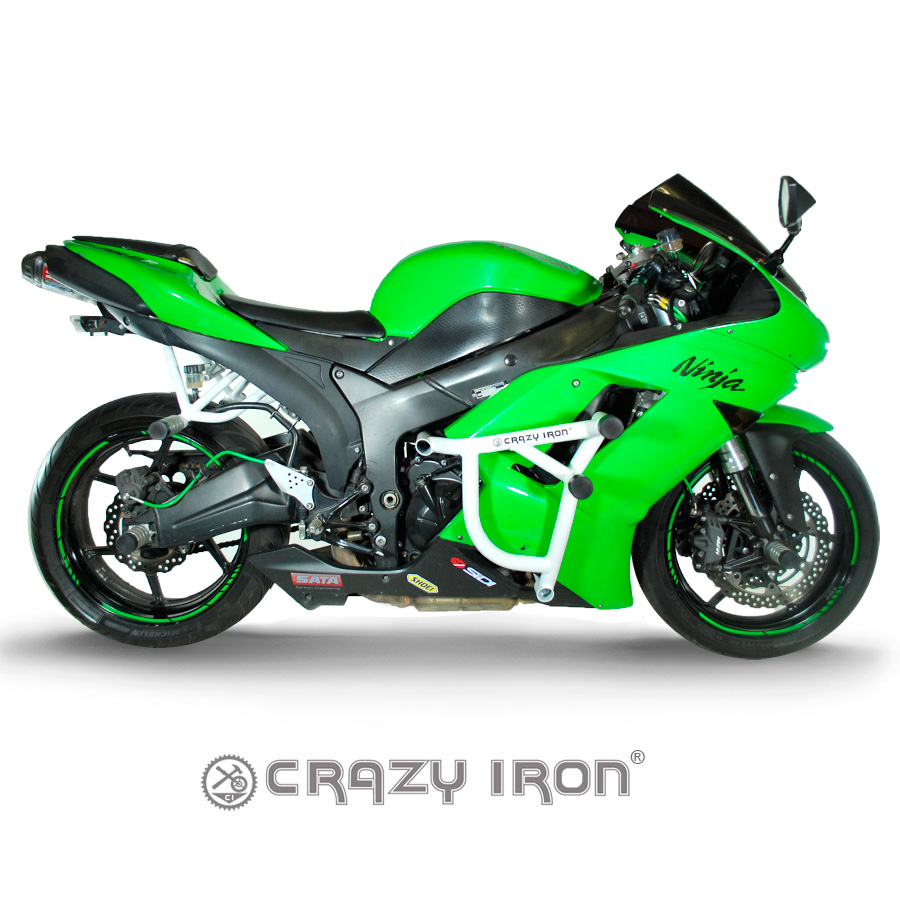 CRAZY IRON Клетка PRO KAWASAKI ZX6R `07-08 - CRAZY IRON - Дуги и защита - Аксессуары - Интернет-магазин мотоэкипировки и мотозапчастей MотоГанза