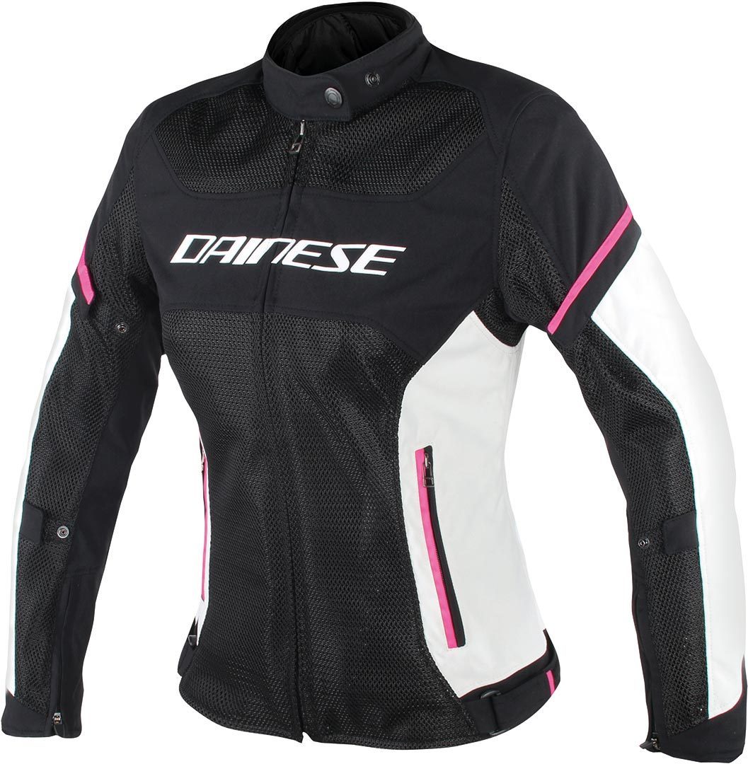 DAINESE Куртка ткань AIR FRAME D1 TEX U56 женская черно/серо/розовая - DAINESE Куртки - куртки - Мотоэкипировка - Интернет-магазин мотоэкипировки и мотозапчастей MотоГанза