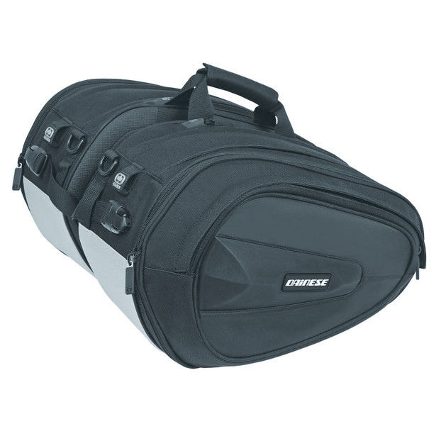 DAINESE Сумки багажные боковые D-SADDLE 22/30л черные - DAINESE сумки - кофры и сумки - Аксессуары - Интернет-магазин мотоэкипировки и мотозапчастей MотоГанза