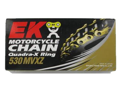 530 MVXZ2-118  EK CUT CHAIN W/MLJ - Цепи EK CHAIN - цепи и звезды - Мотозапчасти - Интернет-магазин мотоэкипировки и мотозапчастей MотоГанза