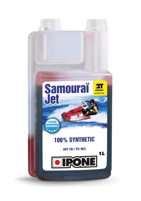 Масло 2Т SAMOURAI JET 1 литр - IPONE - масла и жидкости - Мотозапчасти - Интернет-магазин мотоэкипировки и мотозапчастей MотоГанза