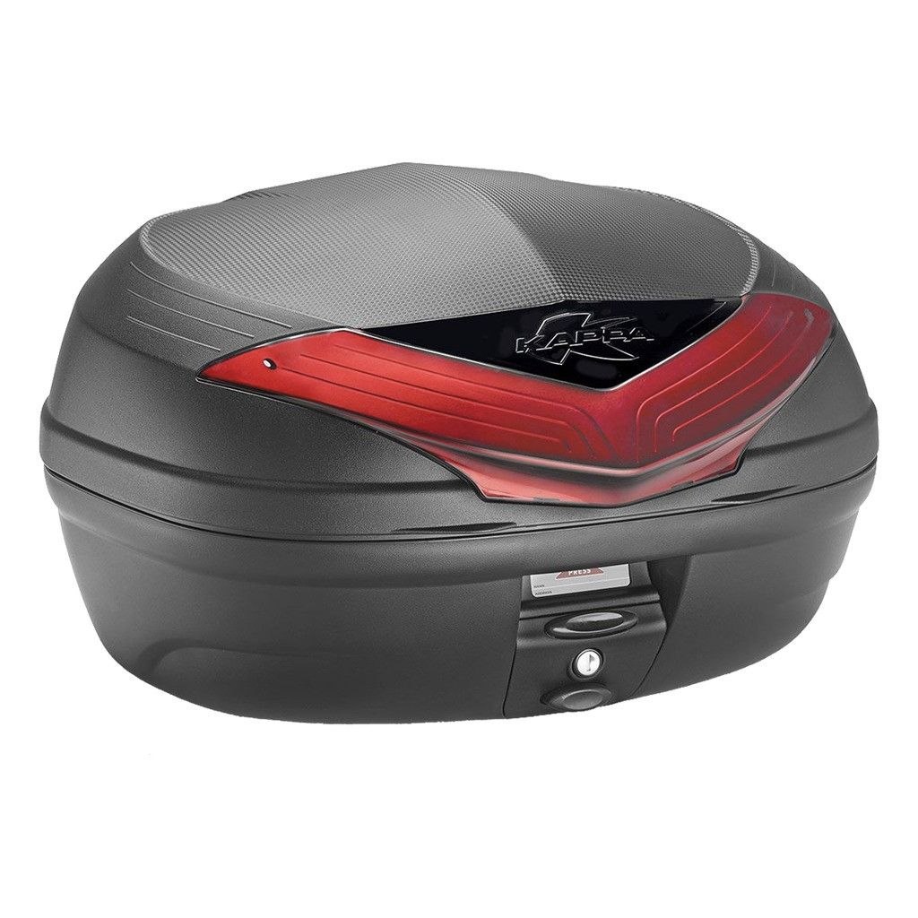 KAPPA Monolock K466N2 Кофр центральный 46л (красный отражатель) - KAPPA Кофры и площадки - кофры и сумки - Аксессуары - Интернет-магазин мотоэкипировки и мотозапчастей MотоГанза
