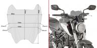 GIVI A1164 Стекло ветровое HONDA CB125R 2018