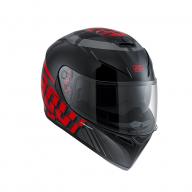 AGV Шлем K-3 SV MYTH черно-серо-красный