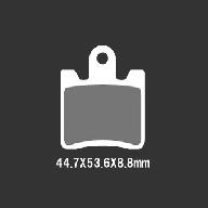 Тормозные колодки Nissin 2P-265NS(353)