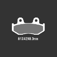 Тормозные колодки Nissin 2P-310NS (134/3)