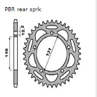 PBR Звезда задняя 4586 45 L BMW 1000 S RR (S1000 RR)
