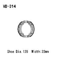 Тормозные колодки VESRAH VB 314