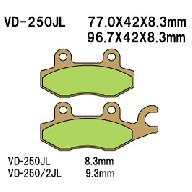 Тормозные колодки VESRAH VD 250JL