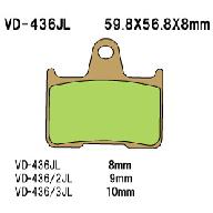 Тормозные колодки VESRAH VD 436JL
