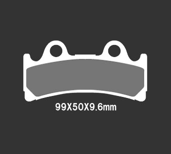 Тормозные колодки Nissin 2P-259NS(258) - NISSIN дисковые - тормозные колодки - Мотозапчасти - Интернет-магазин мотоэкипировки и мотозапчастей MотоГанза