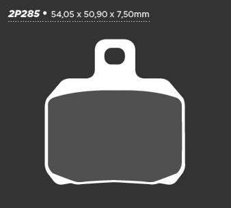 Тормозные колодки Nissin 2P-285ST - NISSIN дисковые - тормозные колодки - Мотозапчасти - Интернет-магазин мотоэкипировки и мотозапчастей MотоГанза