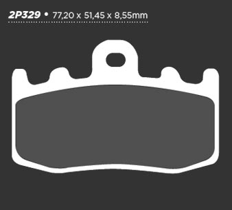 Тормозные колодки Nissin 2P-329ST  (9000) - NISSIN дисковые - тормозные колодки - Мотозапчасти - Интернет-магазин мотоэкипировки и мотозапчастей MотоГанза