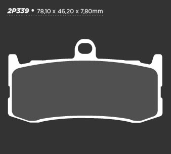 Тормозные колодки Nissin 2P-339ST - NISSIN дисковые - тормозные колодки - Мотозапчасти - Интернет-магазин мотоэкипировки и мотозапчастей MотоГанза