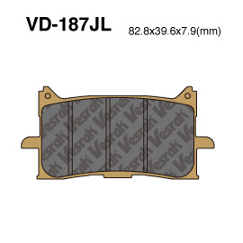 VESRAH Тормозные колодки VD-187JL  - VESRAH дисковые - тормозные колодки - Мотозапчасти - Интернет-магазин мотоэкипировки и мотозапчастей MотоГанза