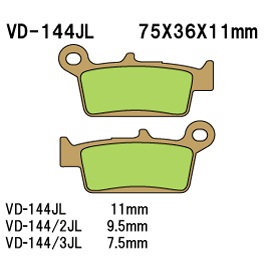 Тормозные колодки VESRAH VD 144JL - VESRAH дисковые - тормозные колодки - Мотозапчасти - Интернет-магазин мотоэкипировки и мотозапчастей MотоГанза