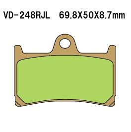 Тормозные колодки VESRAH VD 248RJL - VESRAH дисковые - тормозные колодки - Мотозапчасти - Интернет-магазин мотоэкипировки и мотозапчастей MотоГанза