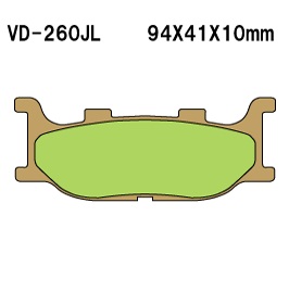 Тормозные колодки VESRAH VD 260JL - VESRAH дисковые - тормозные колодки - Мотозапчасти - Интернет-магазин мотоэкипировки и мотозапчастей MотоГанза