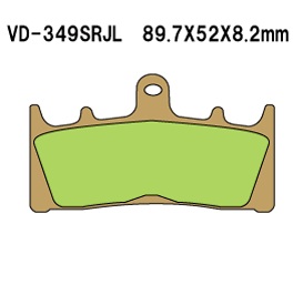 Тормозные колодки VD 349SRJL - VESRAH дисковые - тормозные колодки - Мотозапчасти - Интернет-магазин мотоэкипировки и мотозапчастей MотоГанза