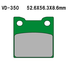 Тормозные колодки VESRAH VD 350 - VESRAH дисковые - тормозные колодки - Мотозапчасти - Интернет-магазин мотоэкипировки и мотозапчастей MотоГанза