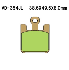 Тормозные колодки VESRAH VD 354JL - VESRAH дисковые - тормозные колодки - Мотозапчасти - Интернет-магазин мотоэкипировки и мотозапчастей MотоГанза