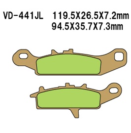 Тормозные колодки VESRAH VD 441JL - VESRAH дисковые - тормозные колодки - Мотозапчасти - Интернет-магазин мотоэкипировки и мотозапчастей MотоГанза